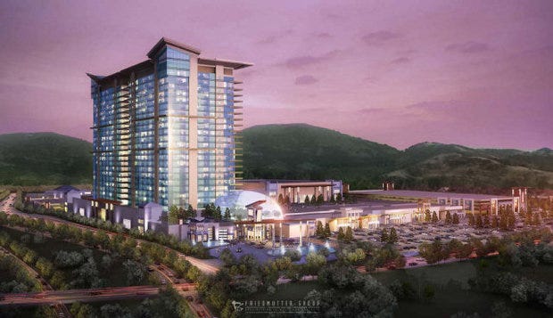 Rendering of proposed Catawba Indian Nation resort courtesy the Friedmutter Group