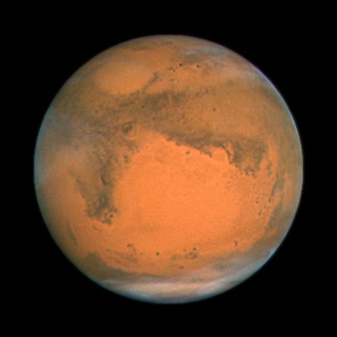 The planet Mars

NASA