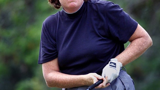 Delray Beach resident Meg Mallon, shown here competing in the 2002 ADT Championships at Donald Trump International Golf Club in West Palm Beach, was one of the top players of her generation but failed to make either the LPGA Hall of Fame or the World Golf Hall of Fame. New rules may help her in regards to the WGHOF. (Greg Lovett/The Palm Beach Post)
