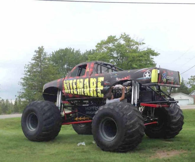 This 2013 file photo shows the monster truck Nitemare at Kewadin Casino in St. Ignace. The casino will host Monster Truck Throwdown II on June 28.