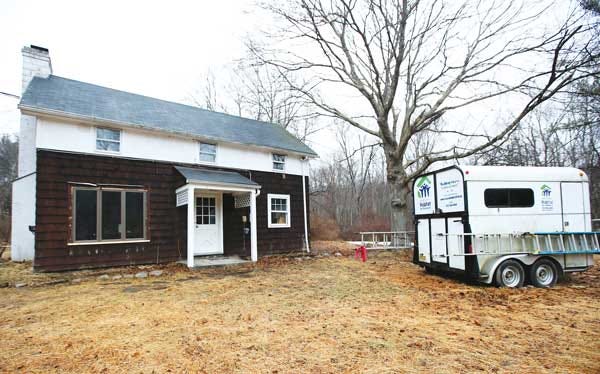 Sussex County Habitat for Humanity is renovating this house in Hardwick.