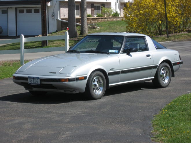 Bob White's beautiful and rare 1985 Mazda RX-7 Wankel. These cars are popular these days with engine enthusiasts as the Wankel is still in use to this day. (Bob White photo collection)
