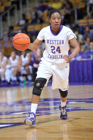 (Courtesy Western Carolina athletics) Justin Taylor was an All-Southern Conference tournament selection in her first season playing for the Lady Catamounts