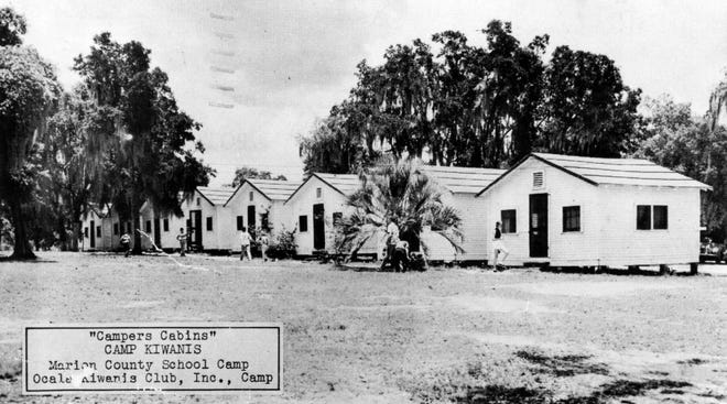 Cabins constructed by the Civilian Conservation Corps in the mid-1930s at Milldam Lake in Ocala National Forest, like those above, later became the basis for a summer camp operated by the Ocala Kiwanis Club. (Ross Mills)