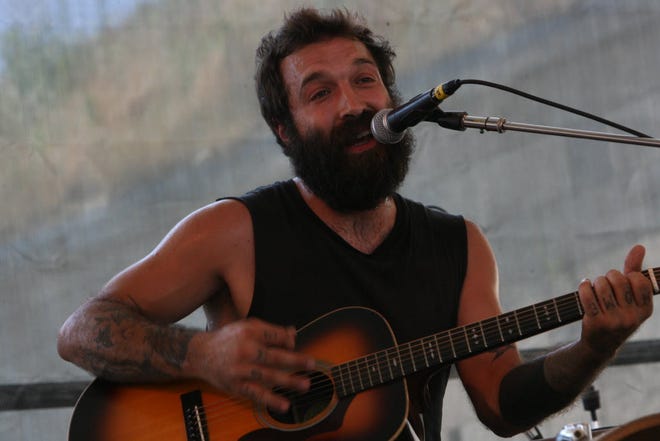 David Lamb, of Brown Bird, plays at the Newport Folk Festival in July 2011.