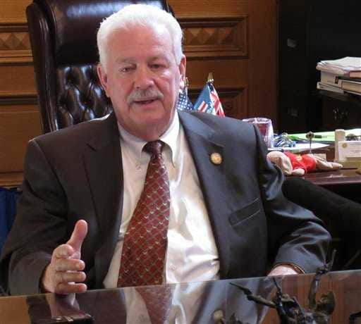 Kansas House Speaker Ray Merrick is trying to blunt criticism of a proposal passed by legislators to end tenure for public school teachers.