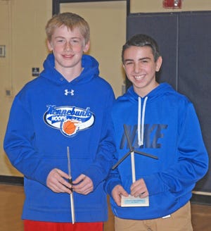 MSK seventh-graders Zack Sullivan, left, and Mikey Walsh.