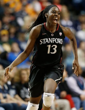 Stanford forward Chiney Ogwumike could be taken No. 1 overall by the Connecticut Sun in Monday’s WNBA Draft. THE ASSOCIATED PRESS
