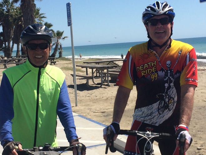 Glen and Earl Magpiong will bike across the country, starting later this month.