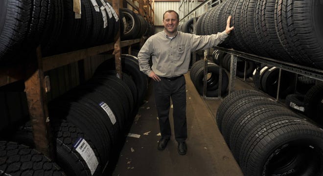 Bob Wallace has worked at Cape Tire Service since he was a child. For more than 20 years, he has owned the Hyannis business, which is celebrating its 50th anniversary this month.