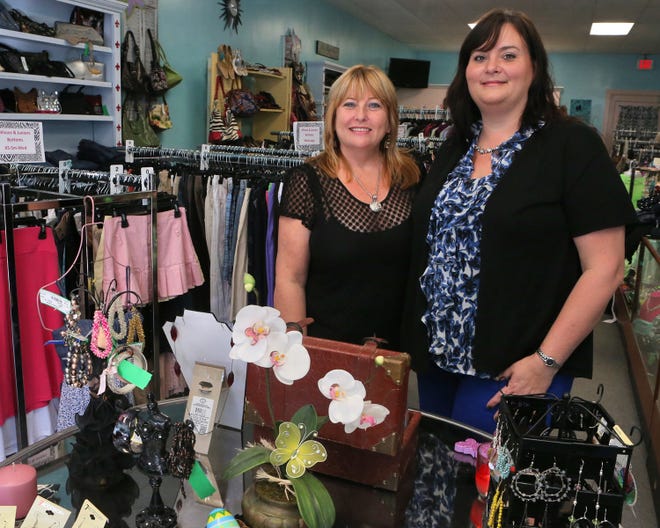 Karen Williams and Christy Carpenter own and manage Christy's Closet at 452 Harrison Ave.