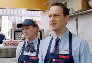 Amy Schumer and Josh Charles | Photo Credits: Comedy Central