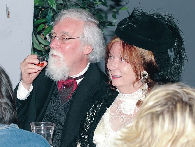 TIMES RECORD FILE PHOTO / Floyd and Sue Robison attend the Fort Smith Museum of History's bourbon tasting fundraiser in 2012.
