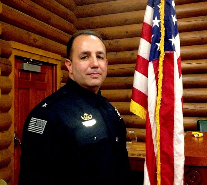 Newly appointed Medford Lakes Police Chief Stephen Carbone took the oath of service during Wednesday night's Borough Council meeting. He was promoted from within the department.