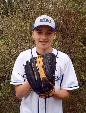 Cohasset's Zander Gomez threw a perfect game for the AAU Sea Dogs U12 team in a game against the Lawrence Shells recently.