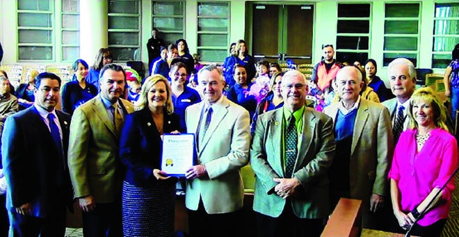 The San Joaquin County Board of Supervisors marked April as Child Abuse Prevention Awareness Month at its April 1 meeting.