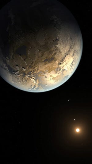 Kepler-186f resides in the Kepler-186 system about 500 light-years from Earth in the constellation Cygnus. Image Credit: NASA Ames / SETI Institute / JPL-Caltech