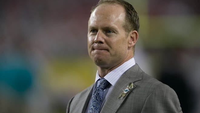 Former Miami Dolphins general manager Jeff Ireland reportedly has been hired as a pre-draft consultant by the Seattle Seahawks. (Allen Eyestone/The Palm Beach Post)