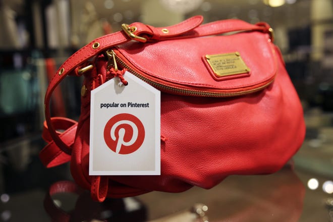This Nordstrom handbag was made popular on Pinterest, a social media site that allows users to create collections of photos, articles, recipes, videos and other images that are called “pins.” Pinterest is being used by big chains to draw business to their own sites. The Associated Press