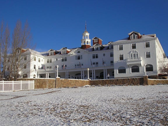 The Stanley Hotel in Estes Parr, Colorado, was the inspiration for Stephen King's "The Shining."