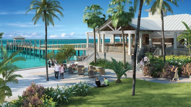 A standalone beach house will be available to guests at Playa Largo Resort & Spa, set to open in 2015. Artist’s rendering
