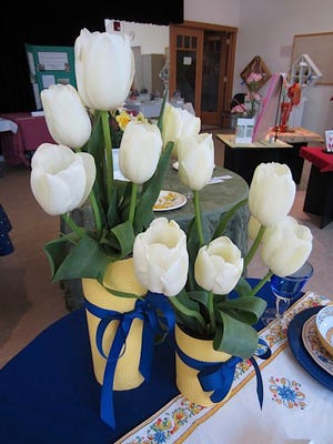 Last year, Judy Nykamp received the Table Artistry Award and Mayor’s Award for her buttercream French hybrid tulips. Contributed