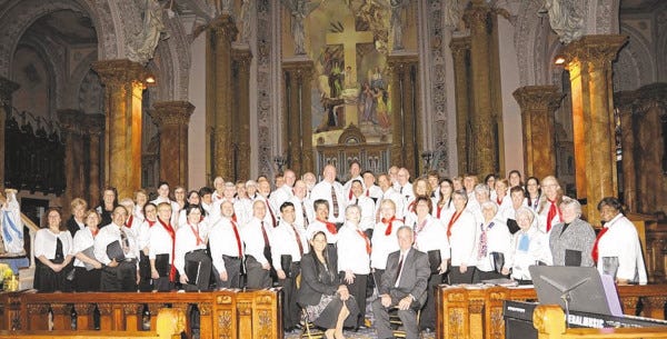 Courtesy photo
The Spirit of Saint Anthony Choir will be featured in Sunday’s season finale of the Music at St. Anthony's concert series.