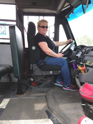Canton bus driver Lori Jablonski has been welcoming students into her vehicle for years.

Wicked Local photo/Linda Thomas