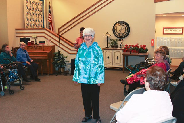 Spring styles on show at Spring Valley Assisted Living