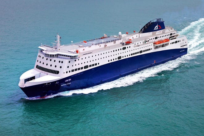 The Nova Star cruise ferry will visit Portsmouth on Tuesday, May 13.