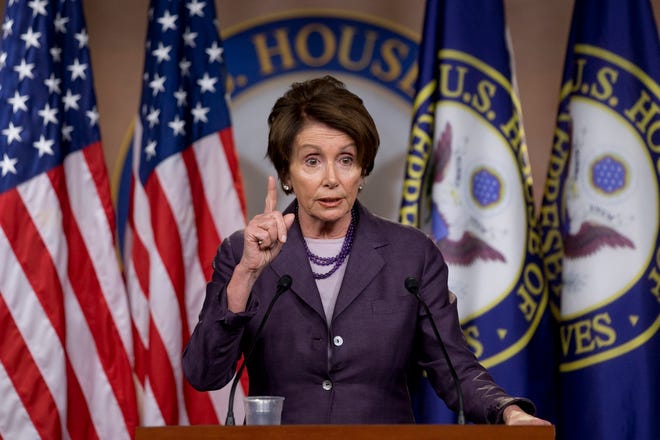 Rep. Nancy Pelosi, D-Calif., says Democrats are divided over how to deal 
with a committee created to investigate the 2012 attack on the U.S. 
diplomatic mission in Benghazi, Libya.AP PHOTO / JACQUELYN MARTIN