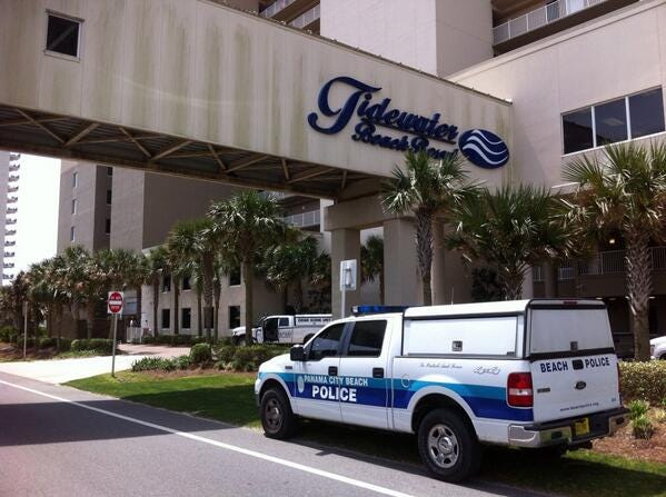 Panama City Beach Police are investigating two bodies found Friday morning at the Tidewater Beach condos on Front Beach Road.
