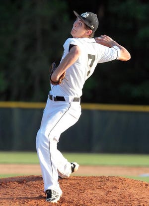 North Gaston starter Blake Brown went four innings and struck out five batters in Tuesday's win against Tuscola.