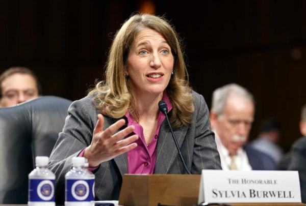 J. Scott Applewhite/The Associated Press Sylvia Mathews Burwell, President Barack Obama's nominee to become secretary of Health and Human Services, appears before the Senate Finance Committee Wednesday for her confirmation hearing on Capitol Hill in Washington. Burwell has found favor with both Republicans and Democrats in her current role as the head of the Office of Management and Budget and would replace Kathleen Sebelius who resigned last month.