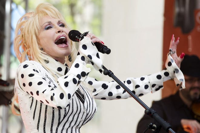 Dolly Parton performs on NBC's "Today" show on Tuesday.