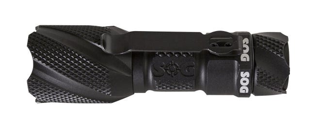 SOG's Dark Energy compact LED flashlights offer plenty of light despite their size. The Dark Energy 214A series pumps 214 lumens of light from its tiny body.