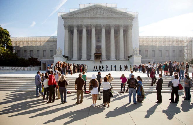 The U.S. Supreme Court ruled that prayer before public meetings, such as in the Legislature or a city meeting, is permissable though it may offend those of different religions or those who are not religious.