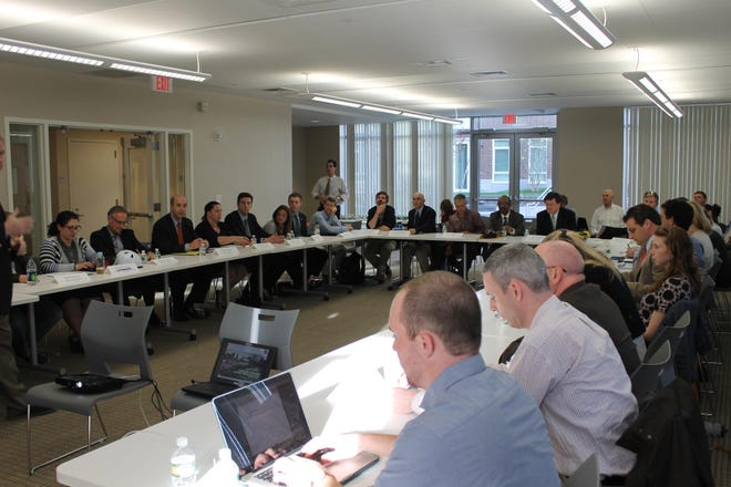 The Allston Interchange Task Force recently met for the first time. Matt Robare/Wicked Local photo