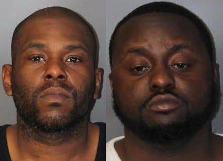 Lloyd Cange, 30, of Anadarko, Oklahoma and Charlemagne Jean-Pierre, of Brooklyn, New York were arrested for selling drugs in Brockton, police said, Thursday May 22, 2014.