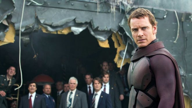 Michael Fassbender stars in the film, “X-Men: Days of Future Past,” which opened with $111 million over the holiday weekend.