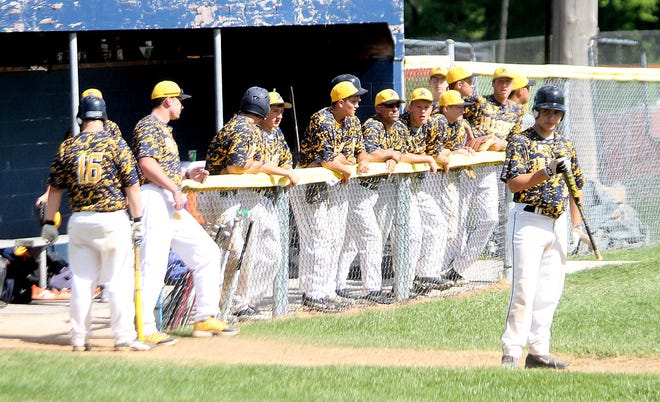 The Hillsdale Hornets baseball team finished runner-up in its invitational Saturday, losing in the championship game to Bath High School 6-0. PHOTO BY ZACHARY RIDDLE