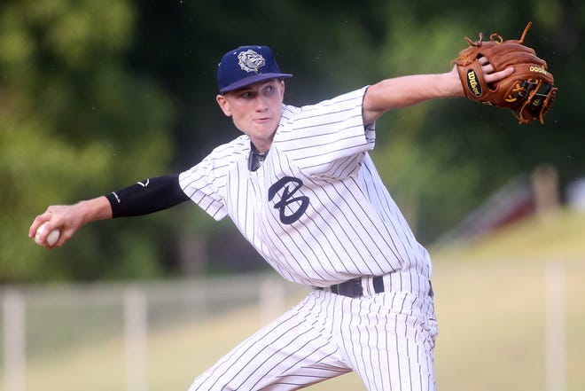 Burns' Caleb Burnham had 14 strikeouts in Tuesday's 1-0 3A West regional final Game 1 loss to Piedmont.