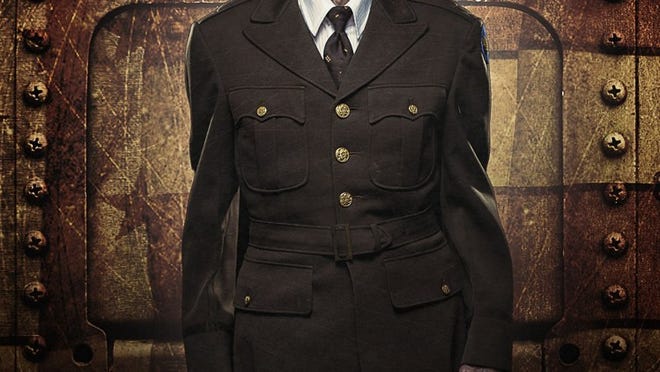 Meyer can still fit in his Army Air Corps uniform from World War II. (Photo illustration by Damon Higgins/The Palm Beach Post)