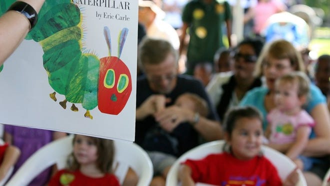 Barnes & Noble locations will be reading “The Very Hungry Caterpillar” this week.