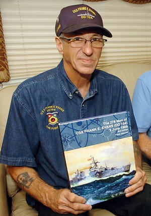 Vietnam veteran Bill Thibeault, of Norwich, who served aboard the USS Evans, is working to get recognition for the 74 who were killed in a ship collision in 1969 as Vietnam War casualties. 

File/ NorwichBulletin.com