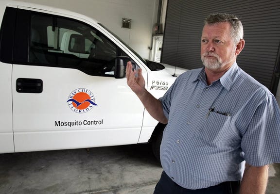Fred Wakefield is the director of the Bay County Public Works Mosquito Control.