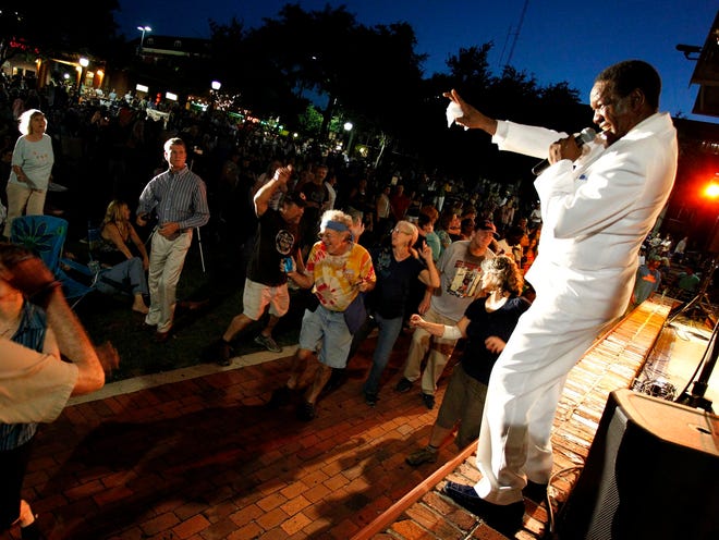 Little Jake & The Soul Searchers will return to Bo Diddley Community Plaza at 8 p.m. Friday to kick off a series of concerts celebrating national African-American Music Appreciation Month for the fifth year in a row.