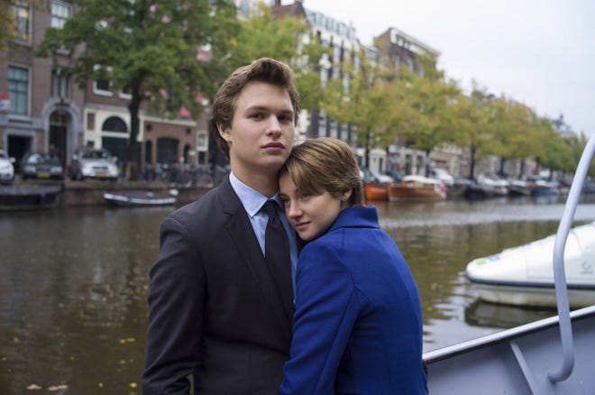 Ansel Elgort and Shailene Woodley play doomed teenagers in love in “The Fault in our Stars.”