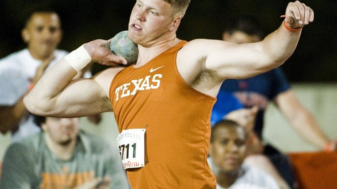 Texas shot putter Ryan Crouser is the defending national champion — and is expected to repeat this week at the NCAA outdoor track and field championships.
