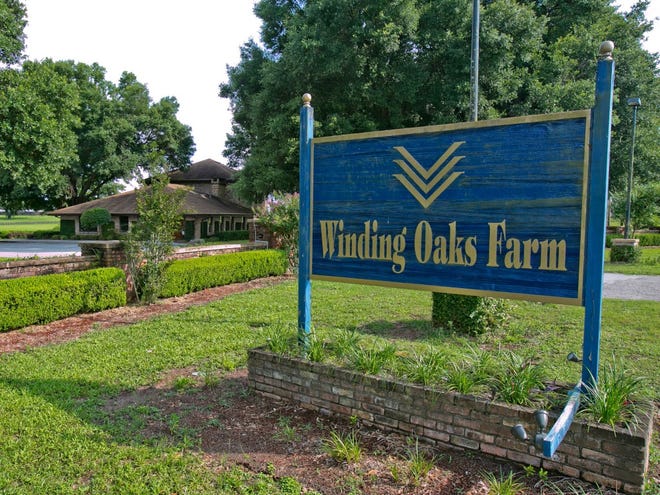 The office building at Winding Oaks Farm in Ocala, FL, located at 5850 SW College Road, Thursday afternoon, June 12, 2014. Eugene Melnyk has announced he's winding down the breeding and racing operation at Winding Oaks Farm on SR 200 in Ocala.
